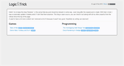 Desktop Screenshot of logic-and-trick.com
